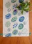 “Nest” organic cotton table runner (flax blue One Size)