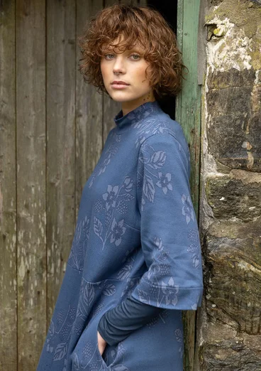 Strickkleid „Hildur“ aus Bio-Baumwolle - indigo