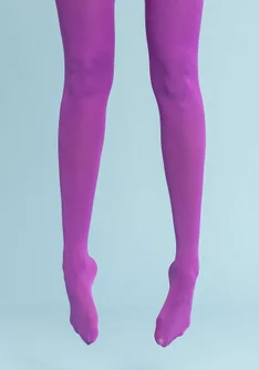 Solid-colored tights in recycled nylon - midsommarblomster