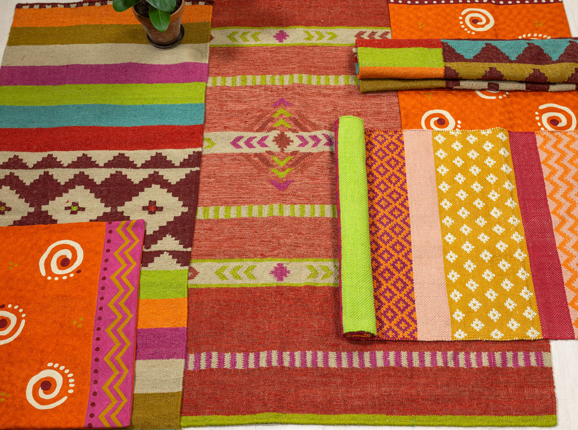 Hand-woven rugs 