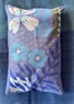 “Drömmar” floral organic cotton cushion cover (dark lavender One Size)