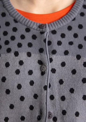 “Siv” recycled/organic cotton cardigan - black