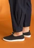 Shoe in nubuck (black 42)