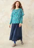 Jupon en coton biologique tissé (indigo foncé S)