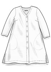Woven blouse in linen