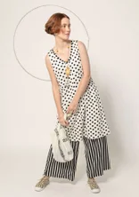 “Accra” jersey dress in organic cotton/modal - vanilla