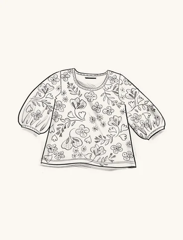 Shirt „Eva“ aus Bio-Baumwolle - halvblekt
