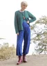 Gemusterte Hose „Lambadi“ aus Lyocell/Elasthan (lupine L)