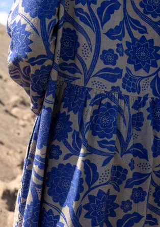 Robe tissé "Moonlight" en viscose/lin - lupin