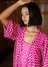 Webkimono „Travel“ aus Viskose (begonienrosa S/M)