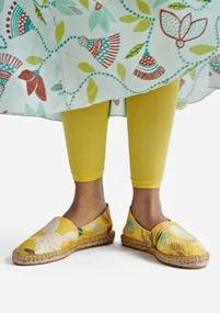 Espadrilles aus Baumwolle - goldregen