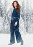 Tunique en tissu de coton biologique/viscose (bleu indigo S)