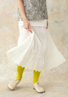Woven organic cotton underskirt - oblekt