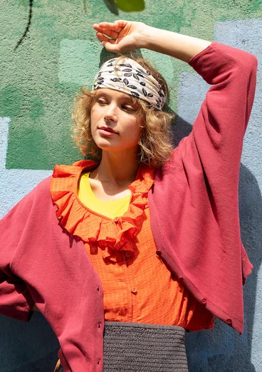 Foulard "Sophie" en coton biologique - noir