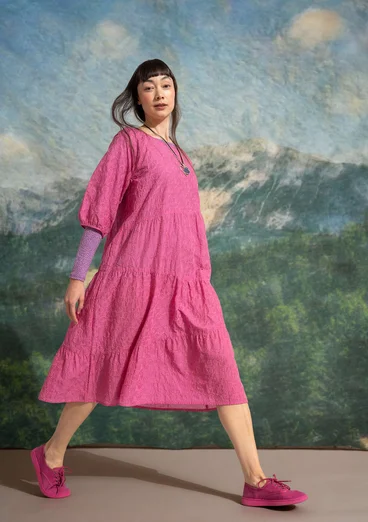 “Duha” woven organic cotton dress - peony