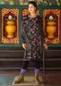 “Mongolia” lyocell/elastane jersey dress (black L)