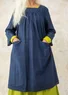 Kangasmekko ekopuuvillaa (tumma indigo M)