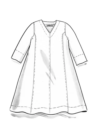 Kleid „Furilden“ aus Bio-Baumwollgewebe - masala