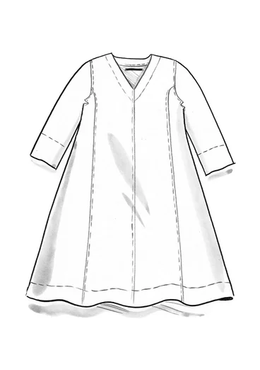 Kleid „Furilden“ aus Bio-Baumwollgewebe - masala