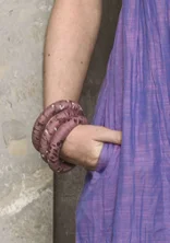 Armschmuck „Melodie“ aus Öko-Baumwolle/Recyclingholz - erika