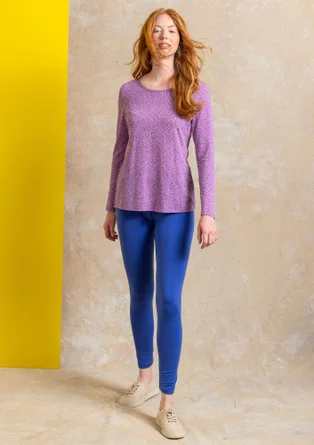 Top ”Bianca” en jersey de lyocell/élasthanne - cosmos violet/motif
