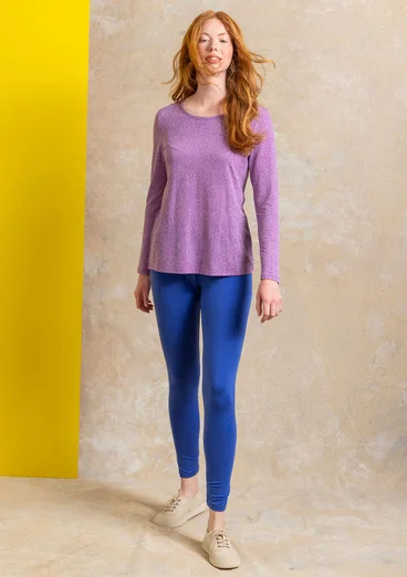 Top ”Bianca” en jersey de lyocell/élasthanne - cosmos violet/motif