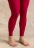 Solid-colored leggings in recycled polyamide (cyklamen S/M)