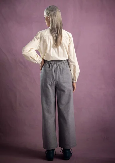 Hose aus Bio-Baumwolle - grau