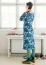 Trikotkleid „Magnolia“ aus Öko-Baumwolle/Modal (leinenblau M)