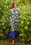 “Sunflower” jersey dress in lyocell/spandex cornflower thumbnail