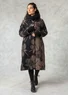 Manteau "Marabel" en tissu de laine/polyester (ombre noire XS)