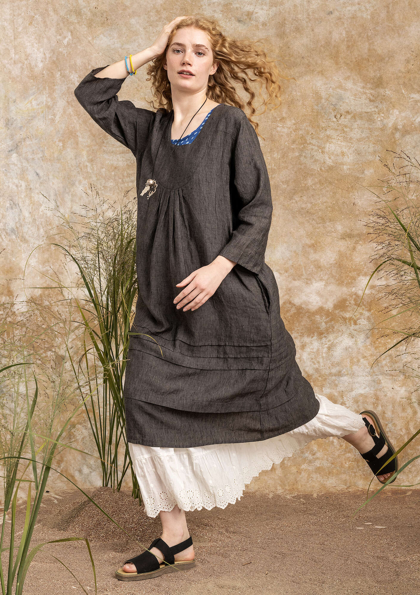 Woven linen dress gudrunsjoden.com Woven linen dress gudrunsjoden.com