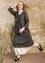 Woven linen dress (black XS)