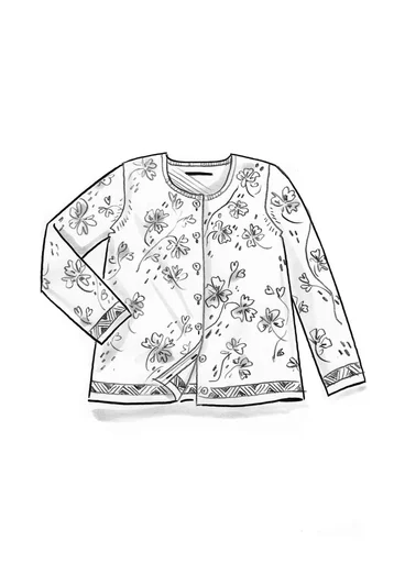 Gilet "Flow" en coton biologique/recyclé - rose orchidée