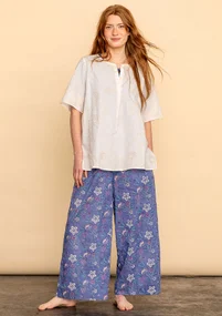 Pantalon tissé " Nightingale " en coton biologique - bleu ciel