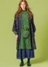 Kaftan "Mynta" i ekologisk bomull (svart L)