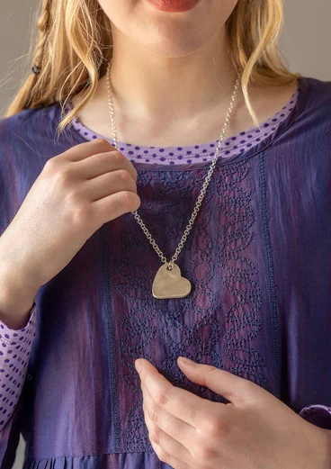 Berlock "Heart" i silver - silver