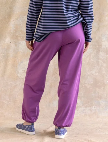Jersey pants in organic cotton/spandex - midsommarblomster