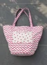 “Travel” organic cotton bag (pink begonia One Size)