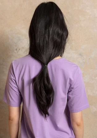 Jerseyshirt „Theia“ aus Bio-Baumwolle/Elasthan - mondscheinlila