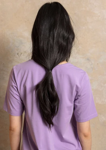 “Theia” organic cotton/elastane jersey top - moonlight purple