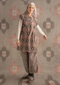 “Harda��” woven tunic in cotton - potato