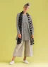 “Billie” jersey tunic in organic cotton/modal (black/patterned S)