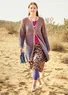 “Gjusta” woven organic cotton skirt (old rose XL)