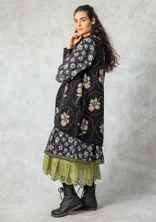 Wickelstrickweste „Marabel“ aus Recycling-Wollgemisch - schwarz