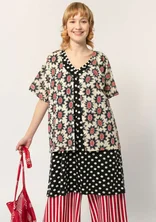 Blouse "Afrodite" en coton biologique - vanille