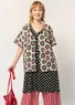 Blouse "Afrodite" en coton biologique (vanille S)