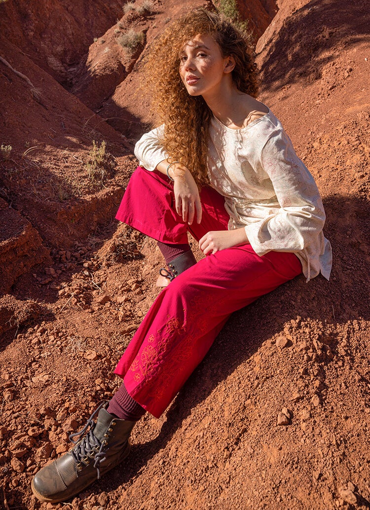 “Patricia” pants in organic cotton