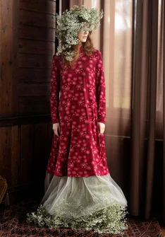 Jerseykleid „Dagny“ aus Lyocell/Elasthan - mohn