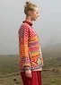 Gilet "Bhutan" en coton biologique/recyclé (cranberry M)